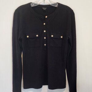 Ann Taylor Henley Top, Size S, EUC